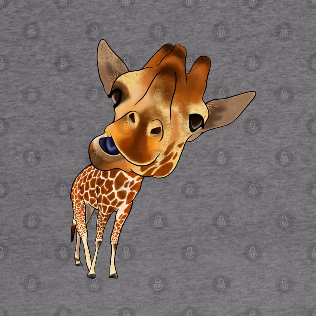 Crazy giraffe by cariespositodesign